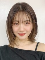 アイトーキョーエス 渋谷(AI TOKYO S)&nbsp;レイヤーボブ/オリーブベージュ/結べるボブ