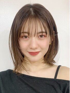 アイトーキョーエス 渋谷(AI TOKYO S) レイヤーボブ/オリーブベージュ/結べるボブ