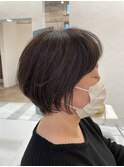 お手入れ簡単丸みショート☆