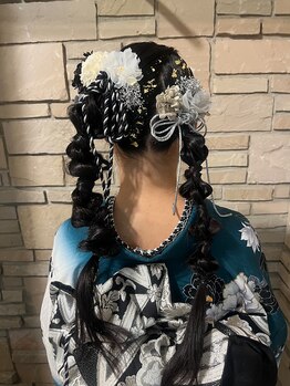 シーエヌシー アンド アソシエイツ CNC&ASSOCIATESの写真/【前橋駅1分!要電話予約◇時間外&早朝◎】成人式予約受付中!大切なシーンをプロの技術で華やかに☆