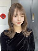 レイヤーセミロング×韓国トリートメント