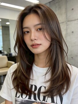 ラシェル パル ノエル(Laciel par Noel) 小顔くびれレイヤーセミディ