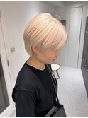 MEN’S HAIR/サーフカール/刈り上げセンターパート/渋谷