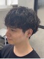 リノア 西梅田 福島(Linoa) カジュアルながらも雰囲気のあるメンズパーマスタイル