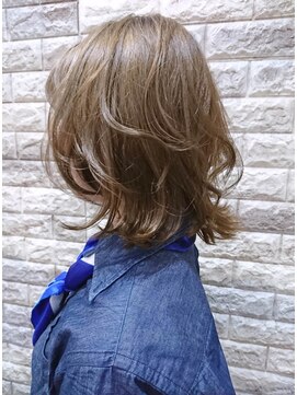 ヒップスデコ(Hip's deco) ロブレイヤー×アッシュベージュ『大宮Hip's』