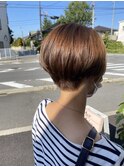 ショート×モノグレージュ