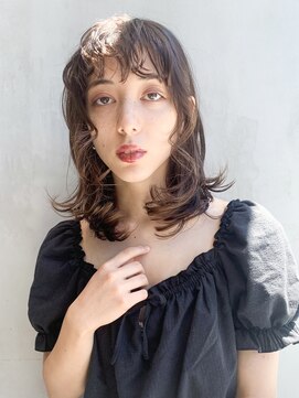 アルバム 銀座(ALBUM GINZA) セミウエットヘア_ピンクベージュボブルフクールショート_68217