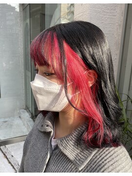 ウーロス(uros.) 【SENA】フェイスフレーミング 前髪インナー イヤリングカラー