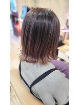 アナザースカイ (another sky)&nbsp;ラベンダーボブ×ブリーチなしインナーカラー