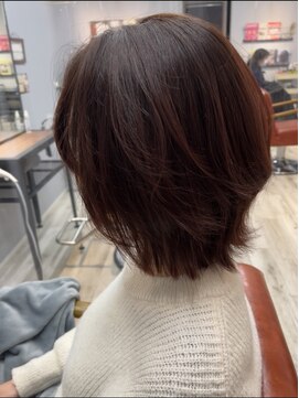 ルクス ヘア パートナー(Luxe HAIR PARTNER) くびれボブ×レッドブラウン