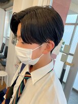 バイフィフス 原宿/表参道(by fifth)&nbsp;センターパート/ニュアンスパーマ/ツーブロ