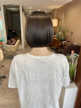 インビテーション 名古屋(invitation) ◎ミニボブ/ブルーアッシュ