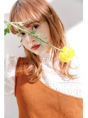 フリンジバング ベイビーピンク テラコッタ【LINONA】