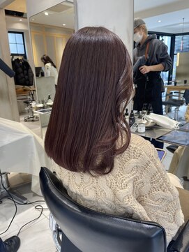 ヘアサロン ガリカ 表参道(hair salon Gallica) 大人モテ髪ラベンダーココア/ブリーチなしダブルカラー