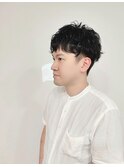 メンズフレンチ風パーマ20代/30代/40代