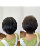 デュアル(dual)&nbsp;10代／初カラー☆ショートヘア　静岡市／葵区