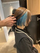 アイトーキョーエス 渋谷(AI TOKYO S)&nbsp;斜めバング/シルキーベージュ/ブラントカット[渋谷駅]