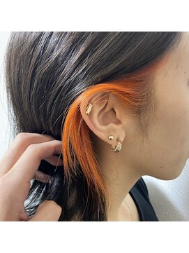 アローズ 荒尾店(arose) 10代20代夏のトレンドカラー【イヤリングカラーオレンジ】