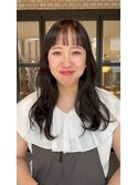 前髪カット ワイドバング オン眉