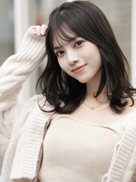 レイリー 原宿 表参道(Rayreee) くびレイヤーエモージュイメチェンハッシュカットフルバング