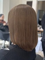 アトリエコア(Atelier Coa)&nbsp;ミルクティーベージュカラーくびれヘアグレージュカラー韓国