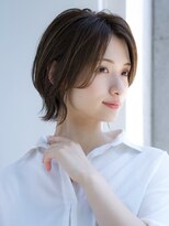 エインアンリー 表参道(AIN.ANLY.)&nbsp;くびレイヤー前髪なしグレージュボブ 外はね【AIN.表参道】川原