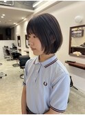 【Lookat】20代30代40代 オリーブベージュボブ