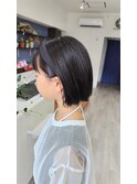 肩上ボブで可愛いスタイル