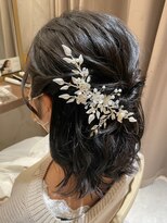 おめかしハーフアップ