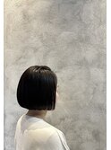 コンパクトミニボブ×20代クールアッシュカラー