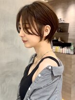 ウェーブミディアム似合わせカットメルティカラーショート/池袋
