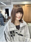 ウルフカット　顔まわりカット　顔まわりウルフ　横浜
