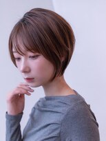 ドットハリス(.Hallis)&nbsp;大人可愛い丸みショート/2wayバング/アッシュベージュ