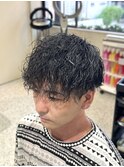 ツイストスパイラルパーマ/刈り上げマッシュ/関祐翔