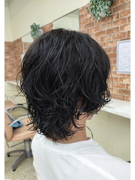 アリガ 大河原店(ARIGA) マッシュウルフ×ラフパーマ