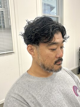 シエル ヘアアンドピース(Ciel hair peace) オールバックパーマ