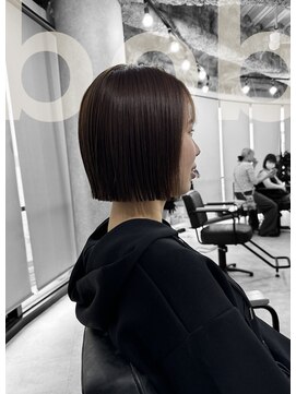 フランチェスカドットボブ(francesca.bob) パールベージュ×切りっぱなしボブ【田野剛大】梅田