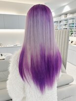 ノラ ウメダ(NORA UMEDA)&nbsp;【chiaki】lavender rootsハイトーンルーツカラーデザインカラー