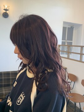 ヘアー ミュゼ 大西店(HAIR Musee) ブリーチなしWカラーで作るパープル
