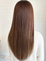 デュッカダブリュー(Duka W) 髪質改善ストレート×ナチュラルベージュロング