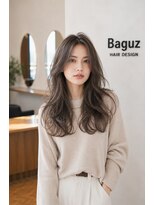 バグズ ヘアデザイン 桔梗が丘店(Baguz HAIR DESIGN)&nbsp;韓国風くびれレイヤーオリーブグレージュ