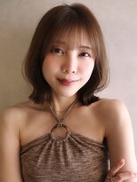 サンド ミュウ 横浜店(sand mieu)&nbsp;【2027トレンド】小顔に魅せるくびれボブ×シースルーバング
