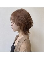アンリエラ(Unliera)&nbsp;ダブルカラー/オレンジ/ウルフカット/松山市美容室