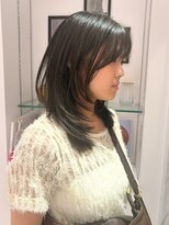 ビビディ バビディ ブー 河原町三条店(Bibbidi.bobbidi.boo)&nbsp;ミディアムレイヤー/レイヤーカット/ザグザグレイヤー