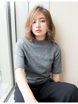 エル(LE)&nbsp;【LE】アッシュグレージュボブ/顔周りカット/レイヤーカット