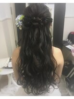 ヘアアンドケア エジェリラボ(hair&care egerie lab)&nbsp;編み込みダウンスタイル　egerie lab.スタイル