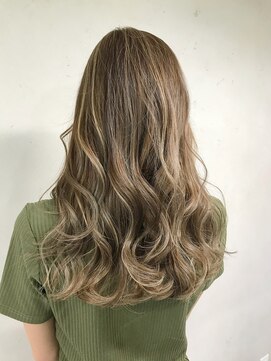 アジールヘア 東上野店(agir hair) 透明感ハイライトベージュカラー【上野/東上野】