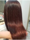 美髪×レッドブラウン[新宿/髪質改善/白髪ぼかし/ヘッドスパ]