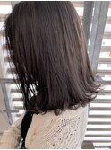 小顔セミウェットウェーブピンクベージュハイライトカラー