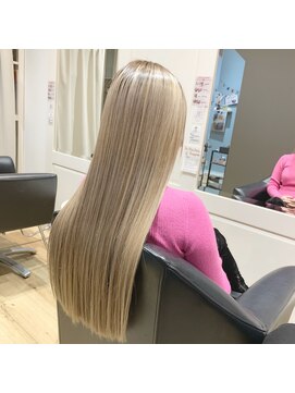 アヴァンス 京橋店(AVANCE) ハイトーンブロンドミルクティー×ケアブリーチ